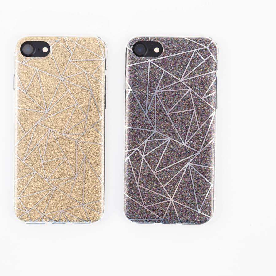 Clear Phone Case | Crystal | Border Print