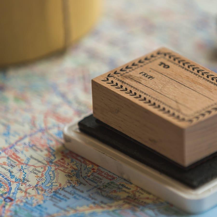 Self-Inking Stamp | 38mm Round | Custom